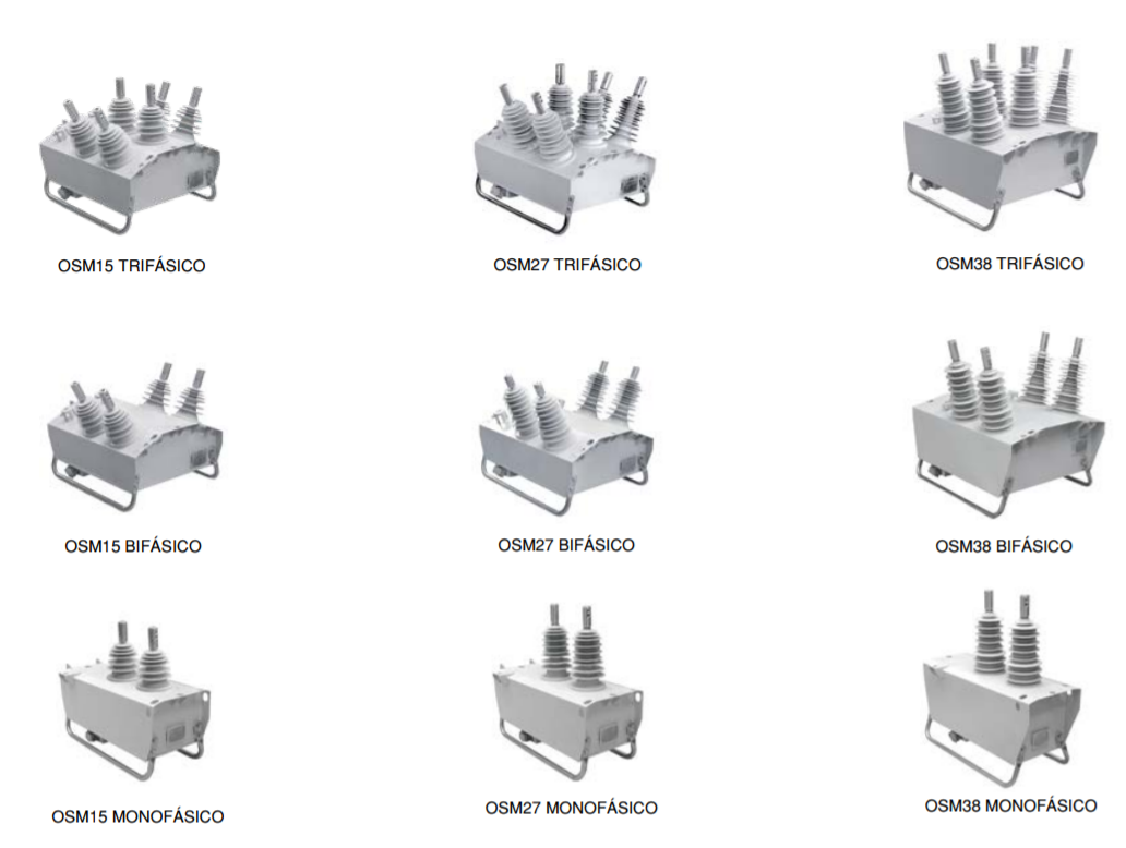 Modelos de los Reconectadores Automáticos OSM